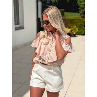 Chemisier en jeans Rosana - Rose
