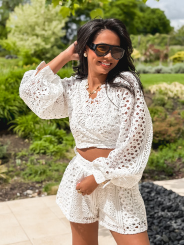 Gilet cache coeur Isolia - Blanc