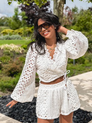 Gilet cache coeur Isolia - Blanc