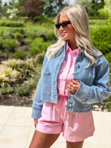 Veste en jeans Sanaa - Bleu