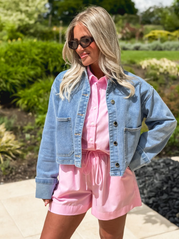 Veste en jeans Sanaa - Bleu