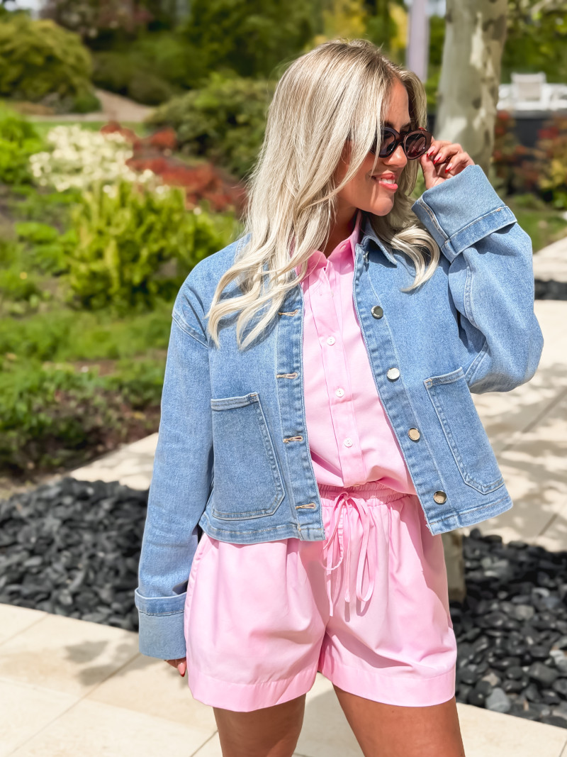 Veste en jeans Sanaa - Bleu