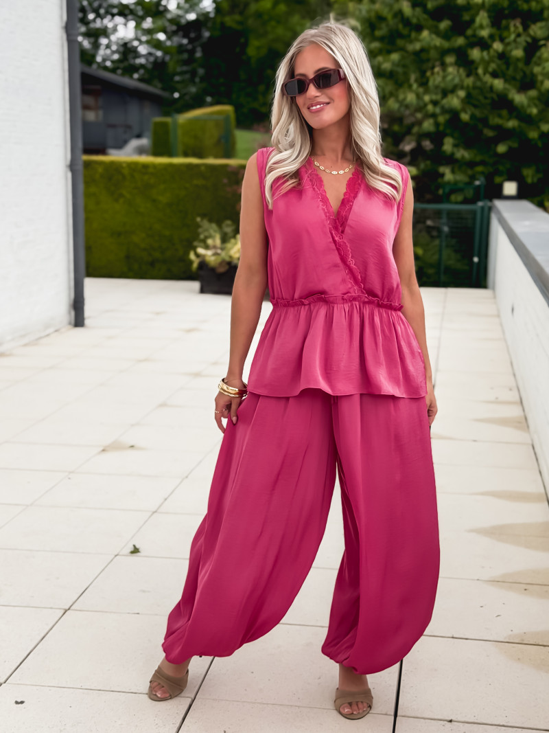Blouse Melya - Framboise