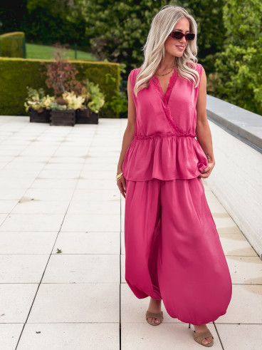 Blouse Melya - Framboise