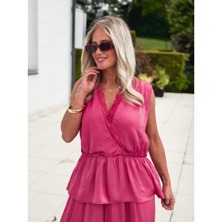 Blouse Melya - Framboise