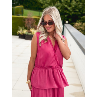Blouse Melya - Framboise