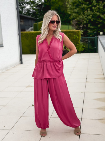 Blouse Melya - Framboise