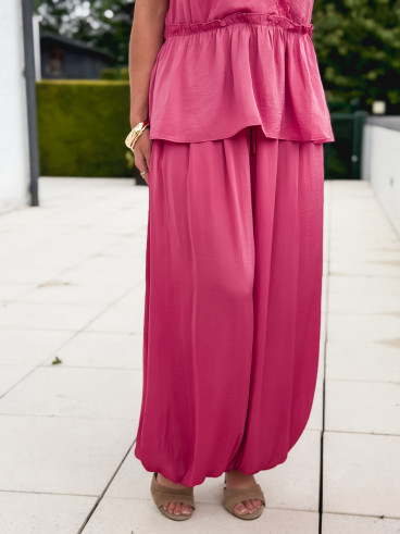 Pantalon Melya - Framboise