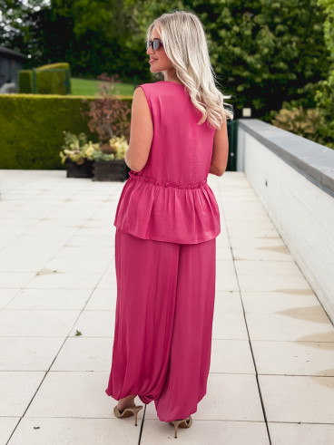 Pantalon Melya - Framboise