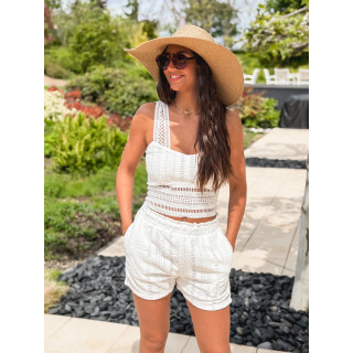 Blouse Yasra - Blanc