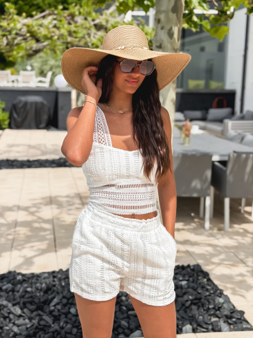 Blouse Yasra - Blanc