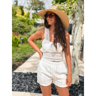 Blouse Yasra - Blanc