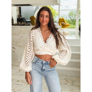 Gilet cache coeur Isolia - Beige