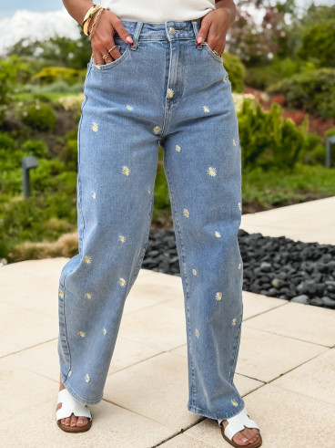 Jeans Pâquerette - Bleu