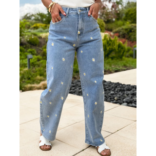 Jeans Pâquerette - Bleu