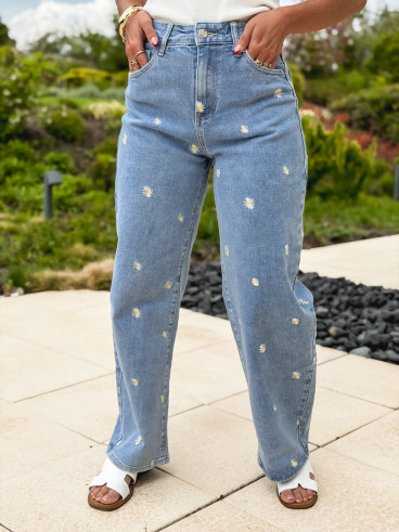 Jeans Pâquerette - Bleu
