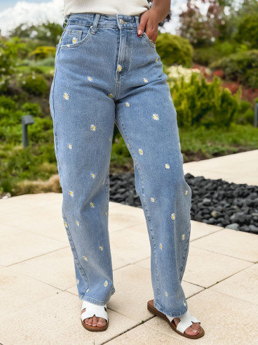 Jeans Pâquerette - Bleu