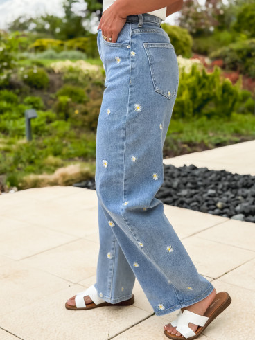 Jeans Pâquerette - Bleu
