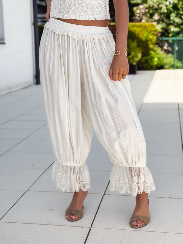 Pantalon Malira - Ecru