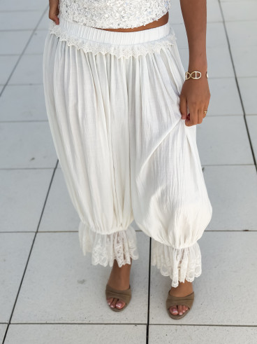 Pantalon Malira - Ecru