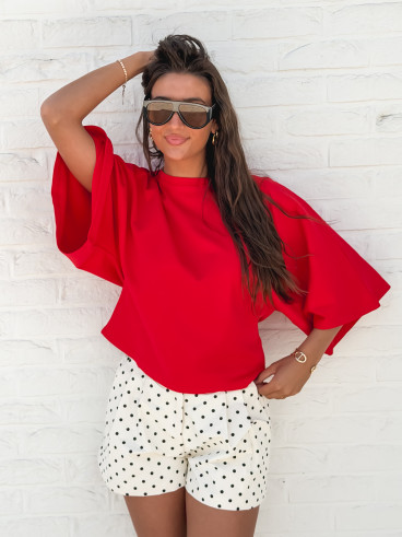 T-shirt Zoélane - Rouge
