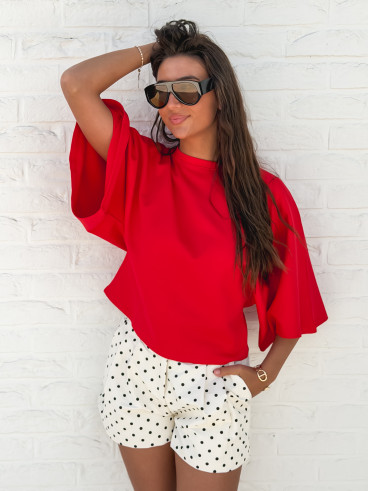 T-shirt Zoélane - Rouge