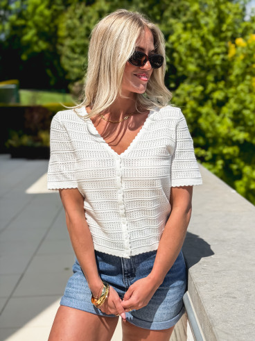 Blouse Jackie - Blanc