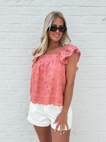 Blouse Camellia - Terracotta