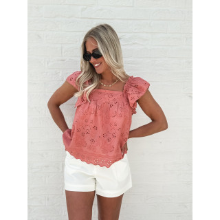 Blouse Camellia - Terracotta