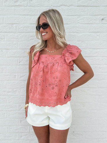 Blouse Camellia - Terracotta