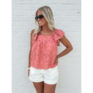 Blouse Camellia - Terracotta