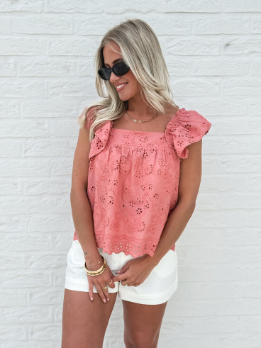 Blouse Camellia - Terracotta