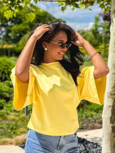T-shirt Zoélane - Jaune