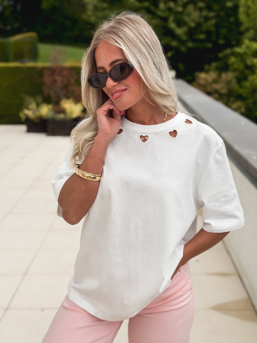 T-shirt Nalaya - Blanc T-shirt Nalaya - Blanc