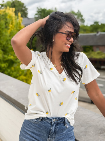 T-shirt Citrus - Blanc