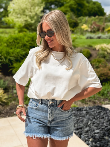 T-shirt Asya - Blanc