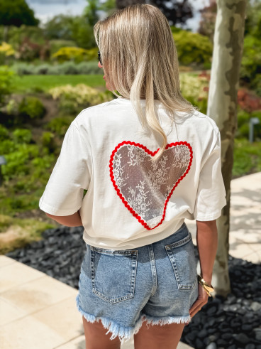 T-shirt Asya - Blanc