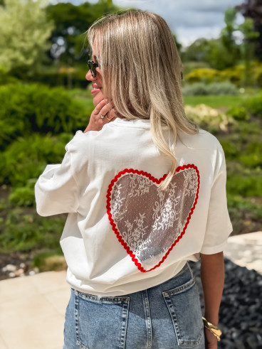 T-shirt Asya - Blanc