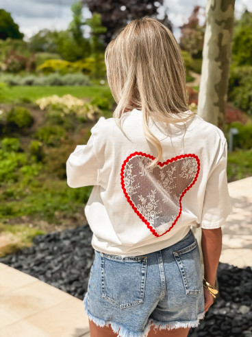 T-shirt Asya - Blanc