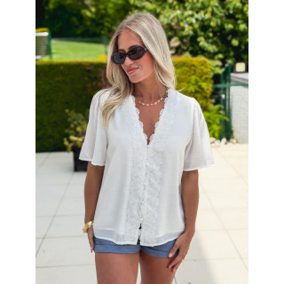 Blouse Karianne - Blanc