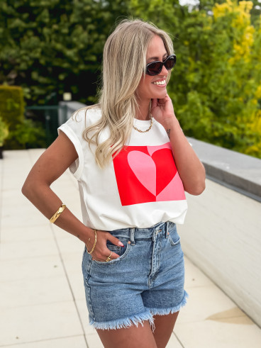 T-shirt Syrinne - Blanc