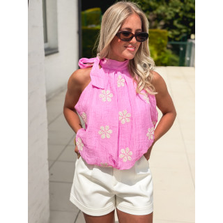Blouse à motifs Sureya - Rose