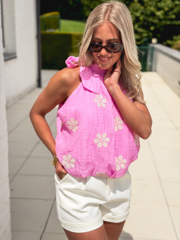 Blouse à motifs Sureya - Rose