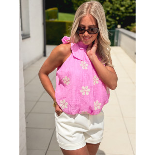 Blouse à motifs Sureya - Rose