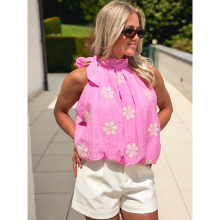 Blouse à motifs Sureya - Rose