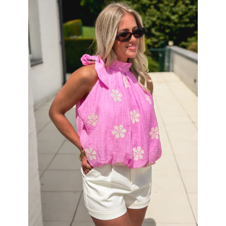 Blouse à motifs Sureya - Rose