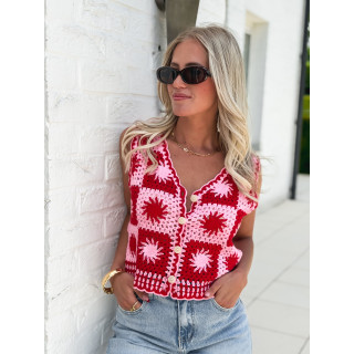 Blouse Ludovica - Rose/Rouge