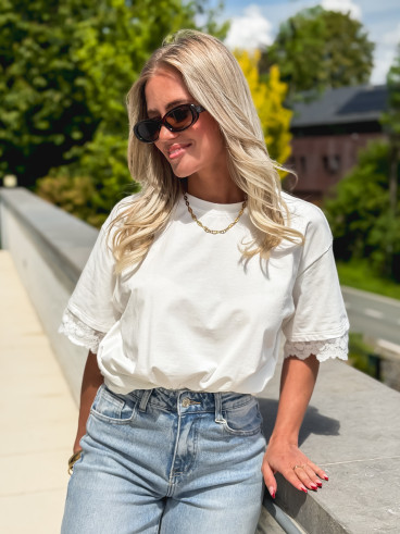 T-shirt Abelina - Blanc