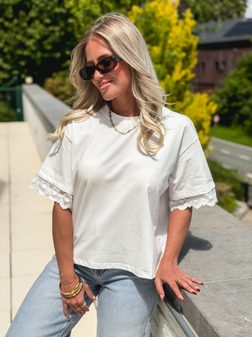 T-shirt Abelina - Blanc