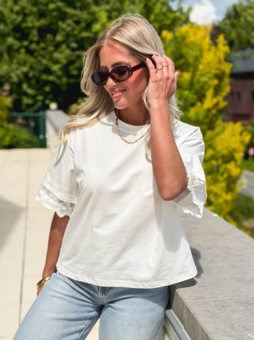 T-shirt Abelina - Blanc
